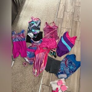 7 girls gymnastic leotards